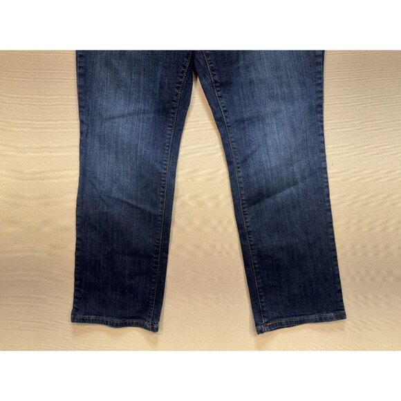 Levis 505 Straight Jeans Womens  Size 12 Blue Denim Medium Wash Classic Fit Y2K - Picture 8 of 13
